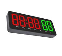 Tosuny Timer della Palestra, Timer di Allenamento da 12,4 Pollici con Telecomando Wireless per Allenamenti HIIT, Orologio per Il Conto alla Rovescia con Funzione di Memoria, Monte a