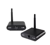 Tosuny Trasmettitore Wireless, Adattatore Stereo Ad Alta fedeltà a Lungo Raggio da 100 M con Latenza Ultra Bassa 15 Ms, per Home Theater e Configurazione Professionale
