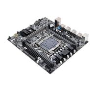 Tosuny X99 Scheda Madre da Gioco, LGA 2011-3 Micro ATX Computer Mother Board Supporta DDR4 3200MHz 128GB 4 Canale con Interfaccia E NGFF M 2 E, per CPU I7 Ed E5 V3 V3