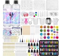 TOSUTO Resina Epossidica Trasparente Kit Principianti 512ml - Rapporto 1:1 Colla Resina Epoxy con Indurente per Creazione Gioielli Fai da Te, Legno, Decorazioni, Resina per Creazioni