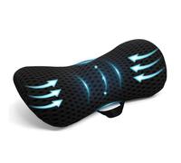 TOSUTOCuscino Lombare Ergonomico,Cuscino Schiena in Memory Foam,Supporto Lombare,Supporto Lombare Letto con Rivestimento Traspirante e Cinturino Regolabile per Auto per Auto,Sedia Ufficio,Letto,Divano