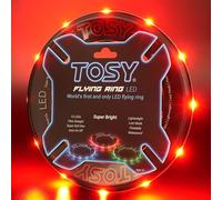 TOSY Flying Ring - 12 LED monocolore, super luminoso, Lost Mode, auto-illuminazione, sicuro e morbido, impermeabile, per Bambini e Ragazzi, piscina, spiaggia e campeggio