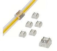 TOT ELECTRIC CONNETTORE A CLIP 10mm 2 pin per collegare unire prolungare strip led COB monocolore