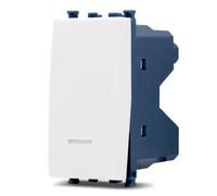 TOT ELECTRIC DEVIATORE RETROILLUMINABILE Bianco Frutti elettrici compatibili con Vimar Arke per placche supporti 19613