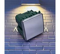 TOT ELECTRIC Frutti Bianco Compatibili con Bticino con supporti 3 4 7 moduli Living Light LN4703 / Air LN4703C / International L4703 Presa Bivalente Shuko Interruttori Dimmer (Pulsante Portanome)