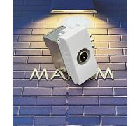 TOT Electric Frutti Compatibili Colore Bianco Per Supporti Originali Materiale Tecnopolimero Vimar Plana Interruttori Prese Shuko Bivalenti (Presa TV)