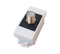TOT ELECTRIC Interruttori prese pulsanti bianco frutti compatibili con bticino living light/international e air (Presa Satellitare)