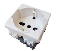 TOT ELECTRIC Interruttori prese pulsanti bianco frutti compatibili con bticino living light/international e air (Presa Shuko)