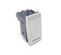 TOT ELECTRIC Interruttori prese pulsanti frutti compatibili con Bticino Living light Tech international e air grigio argento silver (Interruttore)