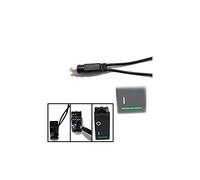TOT ELECTRIC Interruttori prese pulsanti frutti compatibili con Bticino Living light Tech international e air grigio argento silver (Led spia calda)