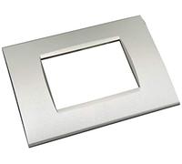 TOT ELECTRIC Placche Compatibili con Bticino LIVING LIGHT placca 3 4 7 moduli vari colori per supporti LN4703 e N4703 (3 posti, T11 - champagne)