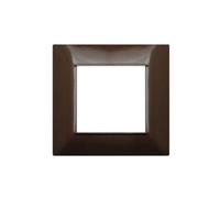 Tot Electric Placche compatibili con Vimar Plana 2 3 4 7 posti (2 posti, T07 - testa moro)