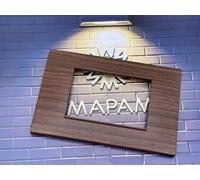 PLACCA TECNOPOLIMERI CILIEGIO 4 POSTI COMPATIBILE PLANA MAPP4P-MAP6004-03 MAPAM