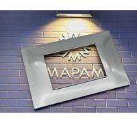 TOT ELECTRIC Placche compatibili con Vimar Plana 2 3 4 7 posti (7 posti, T08 - grigio scuro)