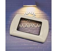 TOT ELECTRIC Placche Di Metallo compatibili con Bticino Living International da 3 4 7 posti vari colori per supporti Bticino LN4703 L4703 (4 posti, T28 - Avorio)