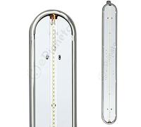 TOT ELECTRIC Plafoniera led 18 36w da 60cm e 120cm lampada lineare soffitto impermeabile da esterno tenuta stagna luce integrato bianca naturale (18 W, Luce Calda)