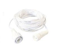 TOT ELECTRIC Prolunga 10 mt per Tenda luminosa natalizia catene serie lucciole di natale per esterno IP44 impermeabile professionale per feste di natale cavo bianco (Prolunga 10mt [solo prolunga])