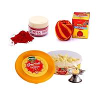 Tota Puja Combo di Roli, Cow Ghee Batti e Moli Kalawa