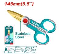 TOTAL / 6 pezzi - Forbice in acciaio inox rivestito al titanio -6x - THT1155871