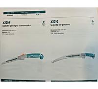 TOTAL / 6 pezzi x tipo : SEGHETTO x legno a serramanico + SEGHETTO x potatura