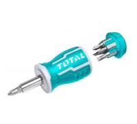 TOTAL 8 in 1 Set di cacciaviti corti 8PCS TACSDS0706