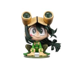 Total Anime Tsuyu Asui (Kawaii) - Mini-figura articolata in scala 10,2 cm con base per display