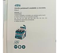 TOTAL / BOX DA 12 GIRAVITI PORTAINSERTI SNODABILE a CRICCHETTO -Art. TACSD30136