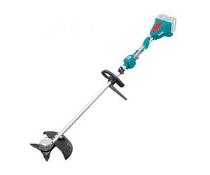 TOTAL - Decespugliatore Brushless a Batteria | Batteria 20V a lunga durata | Include testina a filo e disco a 3 punte | Leggero e comodo, facile da usare