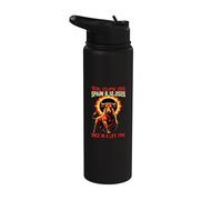 Total Eclipse 12 8 2026 Spagna Astronomia Viaggi Spagnolo Toro Stainless Steel Insulated Water Bottle