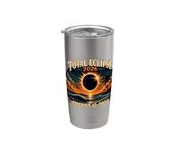 Total Eclipse 2026 Mare Spagna Islanda Bicchiere termico in acciaio inox doppia parete
