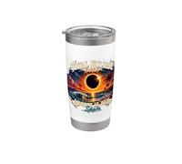 Total Eclipse 2026 Mare Spagna Islanda Bicchiere termico in acciaio inox doppia parete