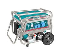 Generatore Di Corrente Carrellato 6,5 kW 4 Tempi Benzina 420cc Total TP165006