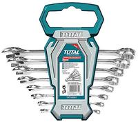 TOTAL - Irrigatore rotante a 3 bracci in plastica - 16,5 x 14 x 8 cm - Irrigatore rotante per prato - Adattatore da 3/4” - Compatibile con tubi da giardino standard