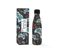I-DRINK Borraccia termica in acciaio inossidabile 500ml GAME OVER