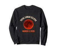 Total Lunar Eclipse 2026 Blood Moon 3 Marzo Eclipse Tee Felpa