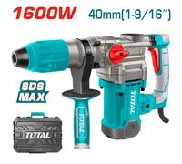 TOTAL /MARTELLO DEMO-PERFORATORE SDS-MAX, 1600 W, CON Scalpelli-ART. TH1163855-