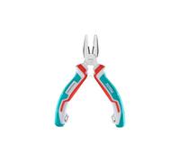 TOTAL - Mini pinza universale | 115 mm | Ideale per Elettronica e Meccanica Delicata | Compatto e versatile | Massima precisione | Realizzato in cromo vanadio | Manico bimateriale