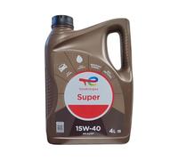 OLIO MOTORE MINERALE TOTAL SUPER 15W-40 4L DIESEL/BENZINA GPL/METANO MISCIBILE