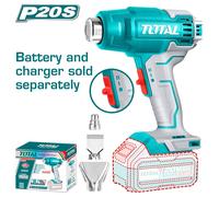 TOTAL / PHON =TERMOSOFFIATORE a BATTERIA 20V, SOLO CORPO MACCHINA - TBLI2002