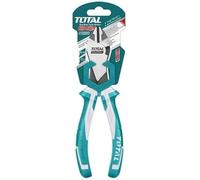 TOTAL - Pinza da Taglio Diagonale Rinforzata | 180 mm | Taglia Materiali Duri e Resistenti | Per Filo, Cavi, Chiodi o Viti | Realizzata in Cromo Vanadio | Manico Bimateriale