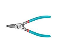 TOTAL Pinza per anelli interni ed esterni diritta 180 mm Acciaio Cr-V finitura nera