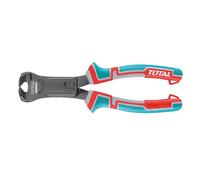 TOTAL - Pinza Rinforzata a Taglio Frontale - 215 mm - Per Tagliare Filo, Cavo o Plastica - Manico Ergonomico Antiscivolo - Realizzata in Cromo Vanadio - Manico Trimateriale