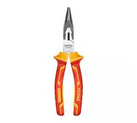 TOTAL - Pinze isolate - Punta piatta - Cromo vanadio - Certificato VDE - Ideale per elettricisti e progetti elettrici - Lunghezza: 200 mm