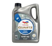 TOTAL Quartz 7000 Energy SAE 10W-40 Olio Motore VW 501 01, VW 505 00, 5 Litri
