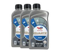 Total quartz 7000 SAE 10W-40 Olio Motore Renault RN0700/0710, VW 50101, 3x1 Lt.