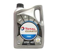 Total quartz 7000 SAE 10W-40 Olio Motore Renault RN0700/0710, VW 50101, 5 Litro