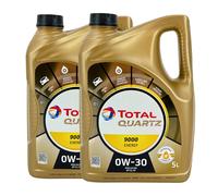 Total quartz 9000 Energia SAE 0W-30 Olio Motore MB 226.5/229.5 VW 502 00, 2x5