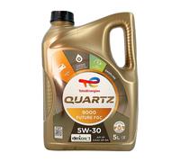 TOTAL Quartz 9000 Future FGC SAE 5W-30 Olio Motore dexos1 Gen3, 5 Litri
