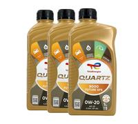 Total quartz 9000 Future GF6 SAE 0W-20 Olio Motore Api Sp, Ilsac GF-6A, 3x1 Lt.