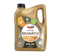 Total quartz 9000 Future GF6 SAE 0W-20 Olio Motore Api Sp, Ilsac GF-6A, 5 Litro